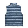 Top quality Unisex Style Lightweight Embroidered badge Down Vest DWR anti splash treatment WindWall windproof fabric winter insulation coat goose feather vest