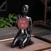 Chá animais de estimação estatueta de cozinha artesanal animal de estimação luxo nu menina brinquedos para sexo estilo chinês tetera theiere serviço