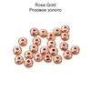 200-400 st/Lot Charm Spacer Beads Wheel Bead Platt runda lösa pärlor för DIY-smycken Tillbehörstillbehör