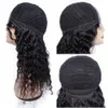 Haar Pruiken Water Wave Menselijk Haar Pruik 4*1 Kant T Type Middelste Deel Golvende Pruiken Remy Indian Bouncy geen Verlies Kort 231122