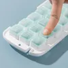 Eiscreme-Werkzeuge Silikon 2-in-1-Würfelform zur Herstellung von Formbox Maker Form- und Aufbewahrungsbox Bar Küchenzubehör Utensilien Haushaltsgeräte 230422