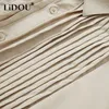 Camicie casual da uomo 2023 moda coreana autunno uomo Street Hipster stile inglese eleganti abiti chic in tinta unita vintage delicati