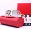 Frameless Sunglasses Men Women Fashion Rimless Luxury brand Sun Glasses designer Sunglasses