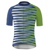 Racingjackor 2023 Designer Män Short Sleeve Cycling UV Breattable Antisweat Shirts MTB Jersey Sports Bicycle Maillot Stripe Clothing