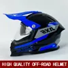 Casques de moto Casque de motocross hors route Casco Moto HD Visières Full Face Motocycliste Cyclisme Hommes Femmes Dot Approuvé