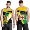 Débardeurs pour hommes Tessffel Mode Pays Drapeau Jamaïque Lion Emblème Rétro 3DPrint Hommes / Femmes Été Harajuku Gilet Casual Sans Manches TankTop No.4 230422