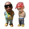 Decoratieve objecten Figurines Mini Resin ornamenten Hip Hop grappige rapper bro beeldje set voor huis binnensoor buiten decoraties feest dhzwd dhzwd