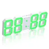 Väggklockor 3D LED Modern Digital Table Watch Desktop Alarm Nightlight Saat Clock för hemmet vardagsrum Y200110 Drop Delivery Garden de DHBM4