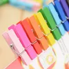 Mini Spring Clips Clothespins Beautiful Design 35mm Colorful Wooden Craft Pegs For Hanging Clothes Paper Photo Message Cards Ovjiw