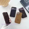 top designer phone cases for iPhone 14 13 12 Pro max 11 14 15 7 8 plus xr x xs xsmax luxury leather all-inclusive classic letter shell