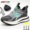 Boots Autumn Winter Shoes Security Anti Smashing Piercing Work Sneakers Safety Men Platform Protective Footwear 231121