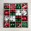 Decorações de Natal Bolas de Árvore de Natal 42pcs 6cm 3cm Grande Bola de Natal Decorações de Bola Multicolor Conjunto de Enfeites de Árvore de Natal para Festa em Casa 231122