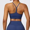 Yoga Outfit Durable Dos Ouvert Gym Soutien-Gorge Femmes Sports Fitness Top Sexy Support Moyen Scoop Entraînement Entraînement Gilet Push Up Running