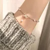Bracelets de charme Sweet Korean Imitation Pearl Link Chain Pleas