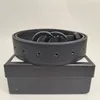 Fashion Classic Men Designer Belts damskie męskie litera swobodna gładka klamra luksusowa szerokość pasa 2,0 cm 3,4 cm 3,8 cm z pudełkiem