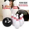 Novelty Games Giant Inflatable Bowling Set for Children Outdoor Sports Toys Family Lawn Courtyard Parent Child Interactive 231122