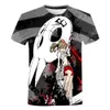 Мужские футболки Soul Eater Tshirts Аниме манга 3D Печать Уличная одежда Мужчина Женщины повседневная мода негабаритная футболка Harajuku Детские футболки