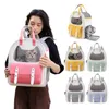 Cat Carriers ryggsäck Portable Pet Carrier Bag Breattable Mesh Axel utomhus reseväska med högkvalitativ blixtlås