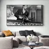 Film Priester Tony Montana Zwart-wit Portret Canvas Schilderijen Posters en Prints Muur Kunst Foto's voor Huisdecoratie2232