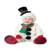 Kläder set klassiska julkläder babykläder pojke tjej barn romper hat cap set jultomten snögubbe spädbarn kostym 231122