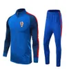 22 Croatie équipe nationale de football adulte veste de survêtement de football hommes costume d'entraînement de football enfants en cours d'exécution ensembles extérieurs kits maison Log225O