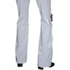 Женские брюки Onlyfans Ультра-стильные брюки в стиле ретро из жидкого металла из белого латекса для пикантных девушек, вдохновленные тенденцией INS с темной модой