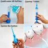 Other Oral Hygiene 2X Portable Irrigator Clean The Mouth Wash Your Tooth Water Irrigation Manual Flosser ABS 230421