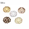 Charms Boyute (50 stycken/parti) 23mm Filigree Flower Charm Partihandel mässing Material handgjorda DIY -tillbehör