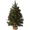 Décorations de Noël 40 / 60CM Arbre de Noël Bureau Mini Arbres de Noël pour la décoration de la maison Enfants DIY Artisanat Année Ornement de Noël 2024 231121