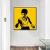 Bruce Lee Affiches et imprimés de film Star Star Wall Art Toile peintures