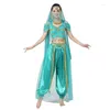 Stage Wear Exotische Dans Buikkostuums Set Voor Vrouwen 4 Stuks Noble Cosplay Prestaties Dancewear