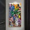 Abstrakte Graffiti Street Art Freiheitsstatue Leinwand Malerei Poster und Drucke Wand Kunst Bilder für Wohnzimmer Home Decor229N