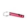 Mix Colors Mini Aluminum Alloy Whistle Keyring Keychain For Outdoor Emergency Survival Safety keychain Sport Camping Hunting GC53 12 LL