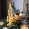 Christmas Decorations Glass LED Night Lights Luminous Decoration Home Living Room el Table Bedside Desktop Atmosphere Decorative Ornament 231121