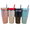 20oz stainless steel Tumbler Cups With Straw vehicle-mounted Car Mugs American large-capacity desktop office Water Bottles