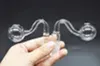 Clear Thick Pyrex Glass Oil Burner pipe hookah 40mm big ball Dab oil Rig bowl 14mm male Joint For Water Pipes Bong ZZ