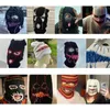 Cycling Caps Masks Funny Balaclava Face Mask Knitted Hat Beanies Distressed Halloween Hooded Scary Party 231122