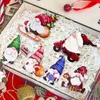 Decorazioni natalizie 24 PZ MINI Nani di Natale Ornamenti da appendere in legno Decorazione per albero di Natale Babbo Natale nano Ornamenti da appendere 231121
