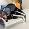 Modemärke Solglasögon DKlassiska Glasögon Goggle Outdoor Beach esigner Shades Lyxiga Runda Solglasögon Märke För Män Kvinna Solglasögon 1256 med låda