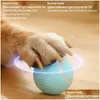 Hundespielzeug kaut Neues elektrisches Hundespielzeug Rolling Ball Smart Funny Self-Moving Puppy Games Pet Indoor Interactive Play Supply Drop Delive Dhfrl