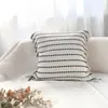 Pillow Nordic INS Network Red Simple Throw Cover Fresh Knitted Stripe Home Sofa