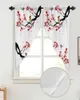 Curtain Chinese Style Flower Bird Window Treatments Curtains For Living Room Bedroom Home Decor Triangular