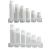 Förvaringsflaskor 24 st tomma bärbara klara vita luftlös dispenser lotion pumpkräm 30 ml 50 ml 80 ml 100 ml 120 ml 150 ml