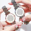 Wristwatches YOLAKO Brand Women Watch Stainless Steel Full Diamond Wrist Watches Casual Luxury Ladies Quartz Clock Relogio Feminino