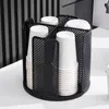 Kitchen Storage Cup And Lid Holder Paper Organizer Coffee Dispenser For Restaurant Breakroom Station Bar Buffet