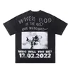 T-shirts pour hommes Album de rap hip-hop mettant en vedette des héros et des méchants imprimés avec des chemises à manches courtes 230421