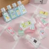 30ml Empty hand sanitizer PET Plastic Bottle with flip cap trapezoid shape bottle for makeup remover disinfectant liquid Guxbr