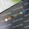 Colliers pendentif classiques de mode pour femmes luxueux 15mm et 9mm trèfle à quatre feuilles médaillon collier chaîne ras du cou bijoux de créateur cadeaux de vacances
