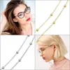 Eyeglasses chains 6 pièces lunettes sangle lanière antidérapant cercle chaîne de lunettes ensemble extérieur quotidien adulte avec crochet lunettes universel ajustement décoration 231121