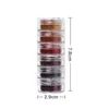 Poudres acryliques liquides 6 pièces, poudre de sucre à paillettes fines irisées, poussière de pigment chromé coloré pour vernis UV, accessoires de décoration d'ongles 231121